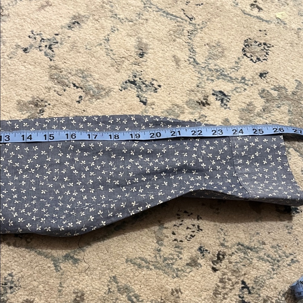 Grayers Dark Blue Patterned Button Down Shirt - image 9